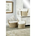 thumbnail image 3 of DecMode 17", 16", 14" Brown Sea Grass Natural Storage Basket, 3 - Pieces, 3 of 10