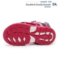 thumbnail image 5 of Ahannie Kids Girls Summer Outdoor Sandals, Toddler/Little Kid Open Toe Beach Sandal Shoes, 5 of 7