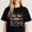 Black-3, variant on Mom Nana Great Nana Printing T Shirt for Women Casual Tee