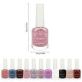 BONINGGG Nail Polish Female Fashion Nail Polish Decoration Water Based