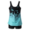 thumbnail image 3 of Summer Savings Clearance! SHENGXINY Blouson Tankini Swimsuits for Women Swim Tops with Boy Shorts Loose Fit Floral Printed Modest Two Piece Bathing Suits Athletic Swimwear, 3 of 6