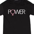 thumbnail image 2 of Power Pink Crew Neck Short Sleeve Women's Black Night Shirt
-Medium, 2 of 2