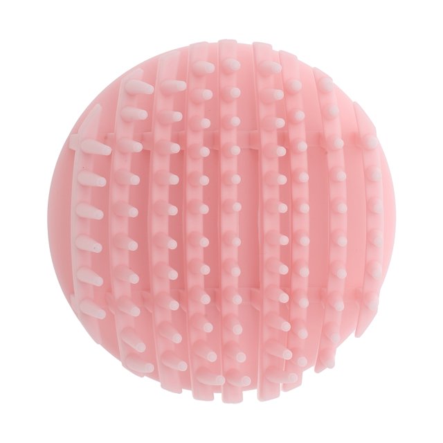 Ofertas Únicas 1 Pc Cepillo de Champú para Cabello Hueco con Mango para Masaje del Cuero Cabelludo 2.52"x3.07" Rosa