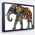 thumbnail image 3 of DESIGN ART Designart "Yellow Cheerful Elephant" Animal Framed Canvas Art Print 20 in. wide x 12 in. high, 3 of 5