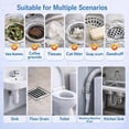 thumbnail image 4 of Drain clog remover, Drain Clog Dissolver, Opener-Cleaner, Toilet Clog Remover-Professional Strength Liquid Pipe Build Up Remover (2 pcs), 4 of 4
