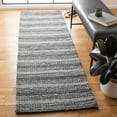 thumbnail image 2 of SAFAVIEH Marbella Christabella Striped Runner Rug, Grey/Chocolate, 2'3" x 8', 2 of 7