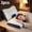Blue, variant on 2-pack neck pillows featuring honeycomb structure, made of lightweight and breathable fabric, suitable for all seasons.(blue white)