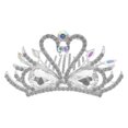thumbnail image 1 of Elegant Swan Design Bridal Crown for Decor Use Safe Durable Alloy White Lightweight, 1 of 9