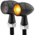 thumbnail image 1 of TSUNG - Motorcycle Mini LED Turn Signals Micro Turn Signal Small Indicator Front Rear Compatible with Harley Davidson Indian Honda Suzuki Triumph Cafe Racer Bobber Street Bike, 1 of 7