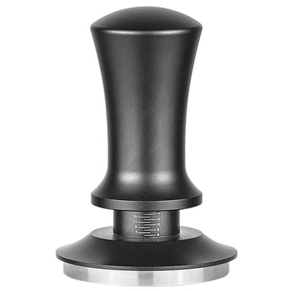 Coffee Calibrated Spring Loaded Tamper with Stainless Steel Base Alloy Handle