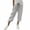 Gray, variant on Lmueinov Women's 100% Cotton Drawstring Capri Pants, Loose Fit Casual Cropped Trousers with Adjustable Hem and Pockets S-3XL
