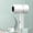 White, variant on 2024 New Blue Light Hair Care Gradient Hair Dryer Electric Hair Dryer Household Constant Temperature Cold And Hot Hair Dryer Silent Hair Dryer