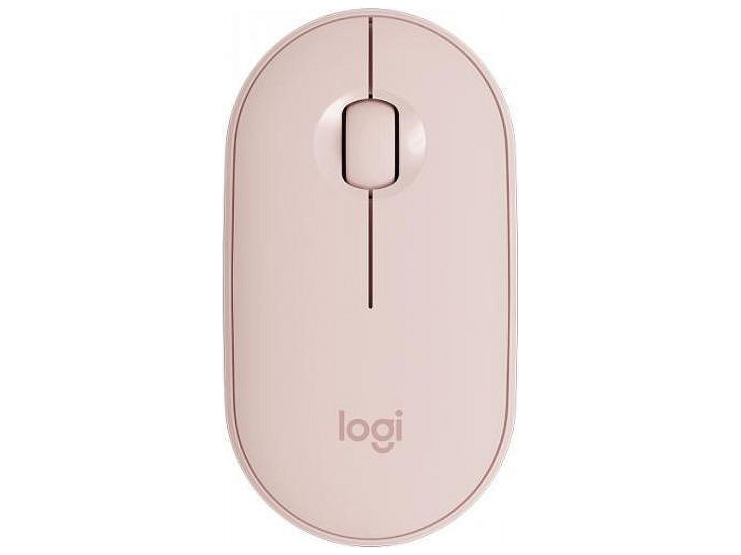 Logitech Pebble M350 910-005769 Rose Pink 3 Buttons 1 x Wheel Dual 