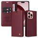 thumbnail image 3 of Funda para iPhone 16 Pro Estuche de Cuero PU Tipo Cartera con Ranuras para Tarjetas y Cierre Magnético, 3 of 5