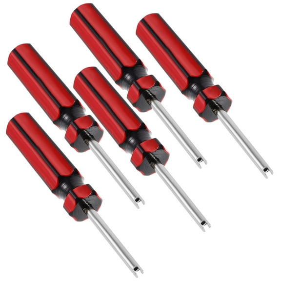 SEWACC 5Pcs Presta Valve Core Removal Tool Assorted Color 1.5x4.3in for Bicycle Tire Repairs