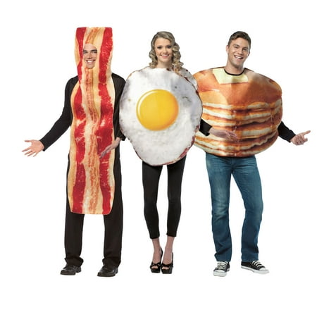 Breakfast Costumes Trio Set - Bacon, Eggs, and