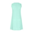 thumbnail image 6 of Otvok Womens Summer Dress Casual Solid Color V-Neck Mini Dresses with Pockets, 6 of 6