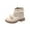 Beige, variant on Girls Short Dress Boot with Lace Decoration Thick Bottom Solid Classic Trendy Dreesy Cute Comfy Cozy Soft Winter Warm Non Slip Girls Riding Boots