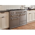 thumbnail image 3 of Aga Amc48df Mercury Series 48" Wide 6 Cu. Ft. Slide In Dual Fuel Range - Mineral Green, 3 of 7