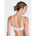 thumbnail image 4 of Joyspun Women's Lightly Lined Cotton Blend Comfort Wireless Bra, Sizes XS-XXXL, 4 of 6