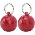 thumbnail image 4 of VEEKI 2PCS Rings Holder Keychain, Case, Red Traveling Jewelry Holder Rings Holder, Red Balls Shape Small Portable Multi Functional Jewelry Case Gym051001, 4 of 5