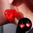 thumbnail image 6 of LICEWO LED Lights Heart Pendant Drop Earrings Jewelry Fashion Small Hoop Earrings, 6 of 12
