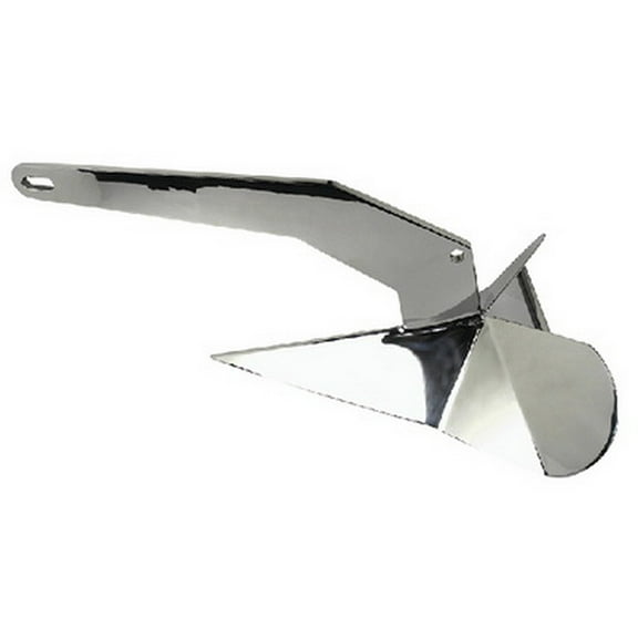 Seachoice 43870 Stainless Steel Plow Anchor, 44 lbs