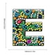 thumbnail image 5 of DIY Espejo Bolsillo Hecho A Mano Gema Llaveros Letras Señora Bolso 60x70 Mm (E), 5 of 9