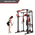 thumbnail image 6 of Smith Machine Home Gym, Power Cage with Cable System for Home Gym, 6 of 10