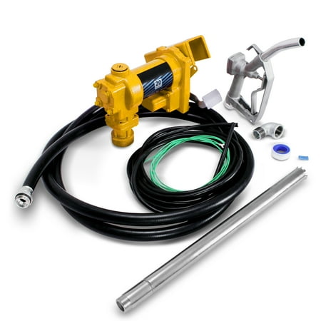 12v Fuel Transfer Pump - ARKSEN 12V DC High Flow 20 GPM Fuel Transfer Pump for Gasoline, Diesel Fuel, Kerosene, Heptane and Similar Fuels or Oils
