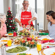 thumbnail image 5 of Delantal de Navidad, delantal de decoración navideña para cena de Navidad, fiesta, cocina, horneado, manualidades, limpieza de la casa, cocina, 5 of 5