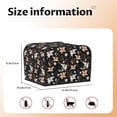 thumbnail image 5 of Lsque Lilies Flowers Print 4 Slice Toaster Cover , Kitchen Appliance Dustproof Protector , Toaster Protector Dustproof Kitchen Appliance Cover, 5 of 7