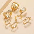 thumbnail image 4 of TopLLC Rings 7PC Ladies Vintage Stack Above Knuckle Combination Set Ladies ring, 4 of 4