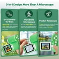 thumbnail image 3 of Microscope for Kids,1000X Handheld Digital Microscope,Portable Pocket Microscope Miniscope,USB Mini Scope for Kids, 3 of 8