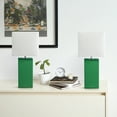 thumbnail image 4 of Lalia Home 21" 2-Pack Leather Base Modern Home Décor Bedside Table Lamp Set, 4 of 8