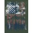thumbnail image 2 of Junior's Lost Gods Distressed American Mountain  Festival Muscle Graphic Tee Pine Green Heather Medium, 2 of 4