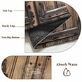 thumbnail image 6 of Farmhouse Brown Area Rug 3x5 FT, Non Slip Entryway Bedside Carpet, Rustic Wooden Historical Barn Door Plank Washable Soft Floor Carpet Indoor Mat Non-Shedding Throw Rugs for Dorm Kitchen Home Office, 6 of 8