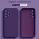 thumbnail image 2 of Square Liquid Silicone Case For Samsung Galaxy S24 S23 A73 A53 A33 A23 A13 A52 A72 A42 A71 A51 A21S Luxury Shockproof Soft Cover, 2 of 5