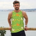 thumbnail image 6 of Zufioo Funny Chicken Print Men's Vest, Sleeveless Quick-drying Muscle T-shirt, Suitable for Sports Fitness, Home Leisure Wear-Small, 6 of 7
