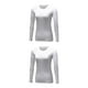thumbnail image 1 of Minnieouse Camiseta Base Ropa interior térmica Tops cálidos Camiseta transpirable Tallas grandes Ropa térmica amigable con la piel Ropa Blanco METRO 2piezas, 1 of 6
