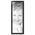 thumbnail image 2 of ArtToFrames 16" x 47" Honors Black with Silver Picture Frame, 16x47 inch Black Wood Poster Frame (WOM-5157), 2 of 7