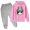 Pink, variant on Boys' Sweatsuit Set Athletic Skeleton Fleece Hoodie Sweatshirt and Active Jogger Sweatpants Clothes For 2 Year Old Boys