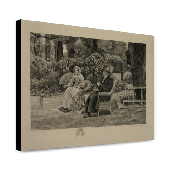 Canvas Print: In Memory's Garden