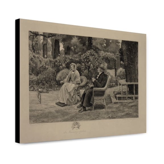 Canvas Print: In Memory's Garden