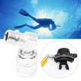 thumbnail image 1 of Adaptador de Regulador de Buceo Portátil, Giratorio de 360 Grados para Equipo de Segunda Etapa, Herramienta, Conector de Buceo, Cobre Cromado 52x34x22mm Soledad Adaptador regulador, 1 of 8