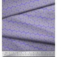 thumbnail image 2 of Soimoi Viscose Chiffon Fabric Wreath Leaves Print Fabric by The Yard 42 Inch Wide, 2 of 3