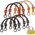 thumbnail image 1 of 8 unidades Jucoan con asas de madera con cuentas de nailon, 47 cm, 1 of 7