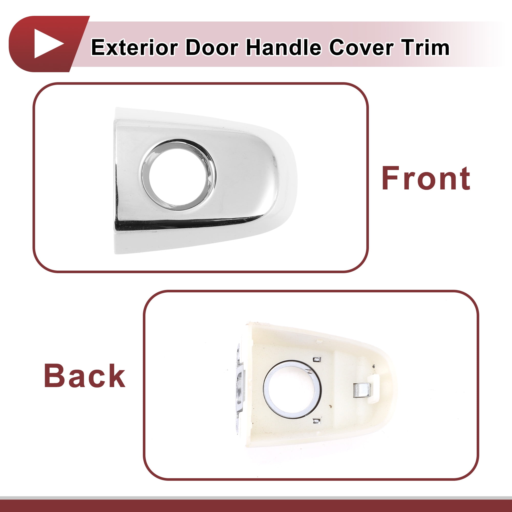 Unique Bargains Front Left Exterior Door Handle Cover for Toyota Camry