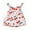 Red, variant on Bagilaanoe Toddler Baby Girl Summer Overalls Shorts Sleeveless Floral Print Romper Suspender Jumpsuit 6M 12M 18M 24M 3T 4T Kids Short Pants Summer Clothes