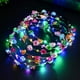 thumbnail image 3 of Guirnalda de flores LED para el cabello, diadema luminosa para bodas y fiestas, 3 of 12